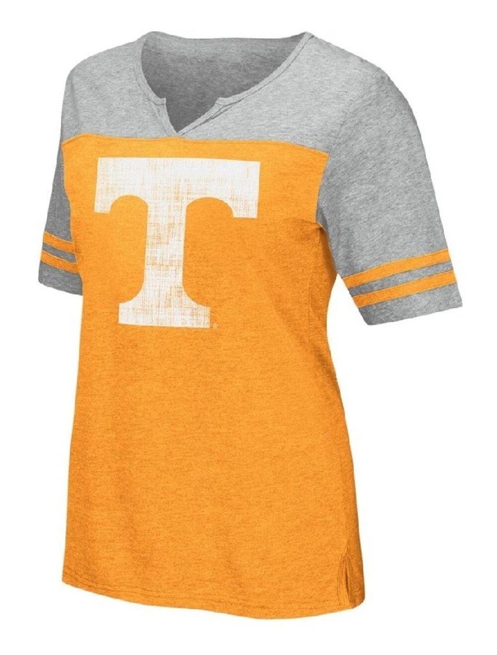 Colosseum Tennessee Volunteers Women's On A Break V-Neck T-Shirt - S